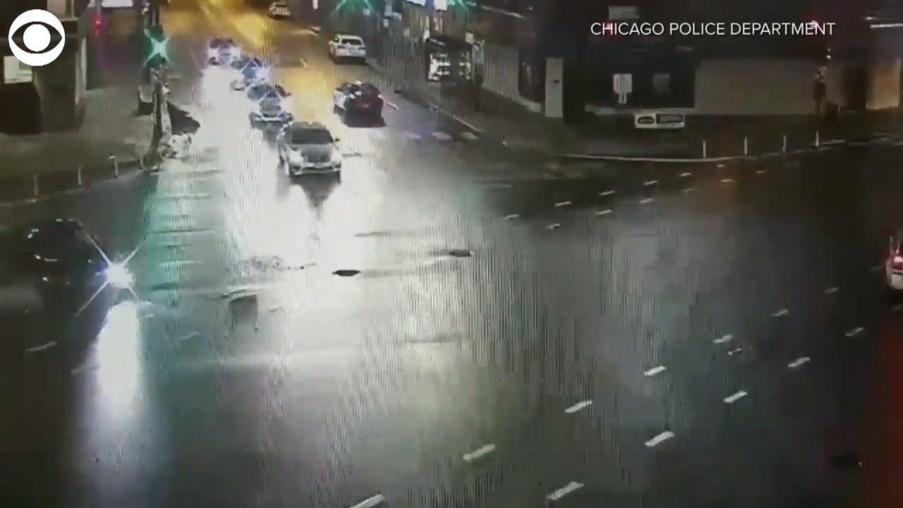WATCH: Alleged Drunk Driver Crashes Into Chicago Police Officer