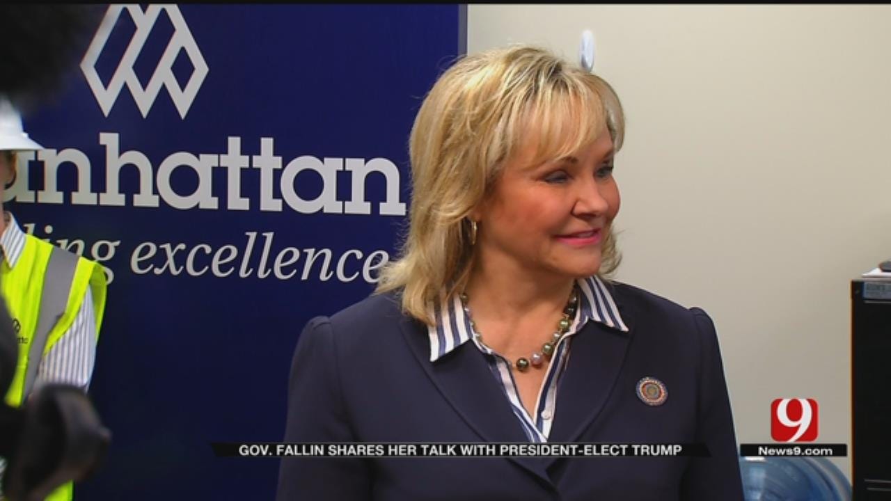 Fallin Talks About Meeting With Trump