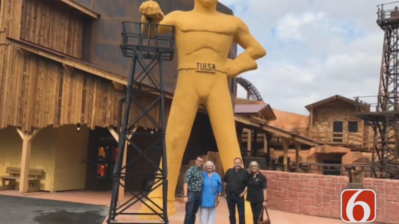 Emory Bryan Says The French Version Of Tulsa's Golden Driller Dedicated