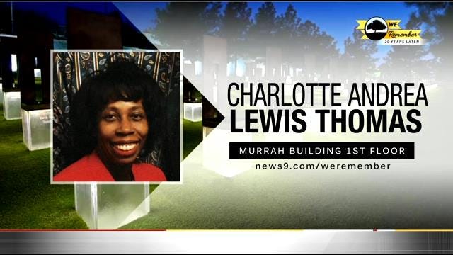 We Remember - 20 Years Later: Charlotte Thomas