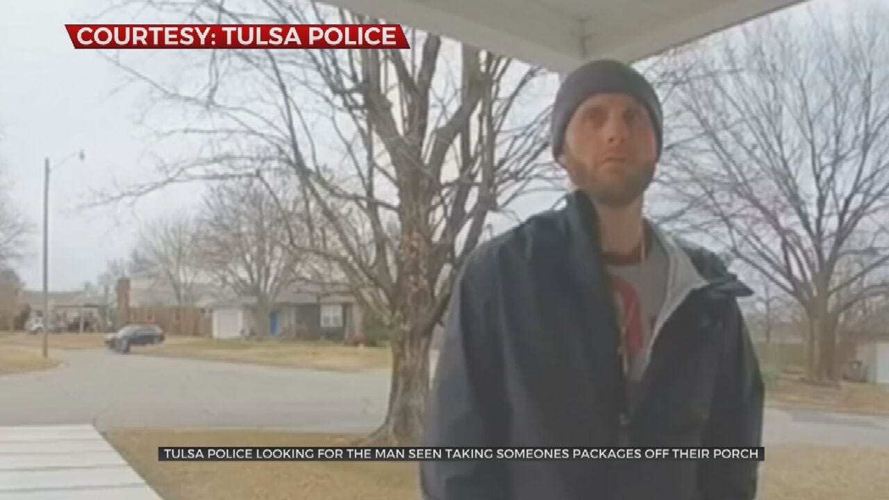 Tulsa Police Searching For Porch Pirate
