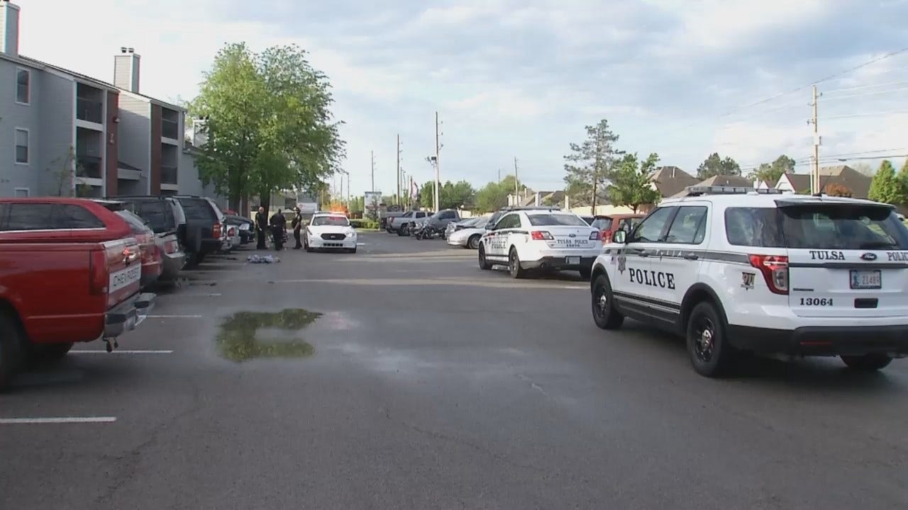 WEB EXTRA: Video From Scene At Tulsa Apartment Complex