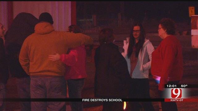 Dover High School Destroyed In Overnight Fire