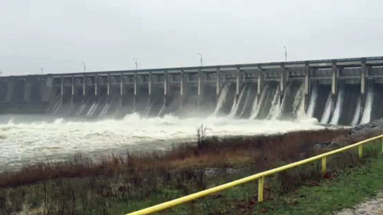 WEB EXTRA: Video From Jessica Packard Of Pensacola Dam