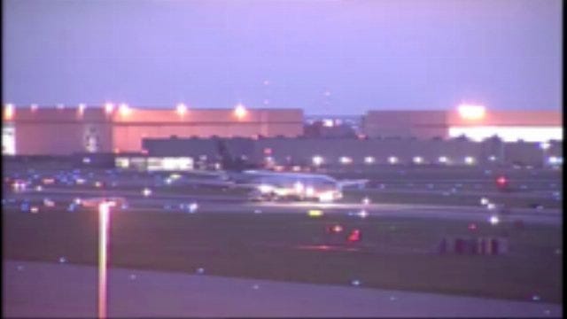 WEB EXTRA: Video Of UPS Aircraft Landing At Tulsa International Airport