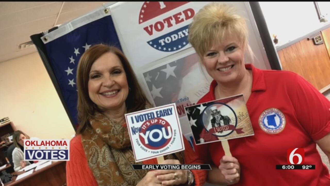 First Day Of Early Voting Sees Strong Turnout In Northeast Oklahoma