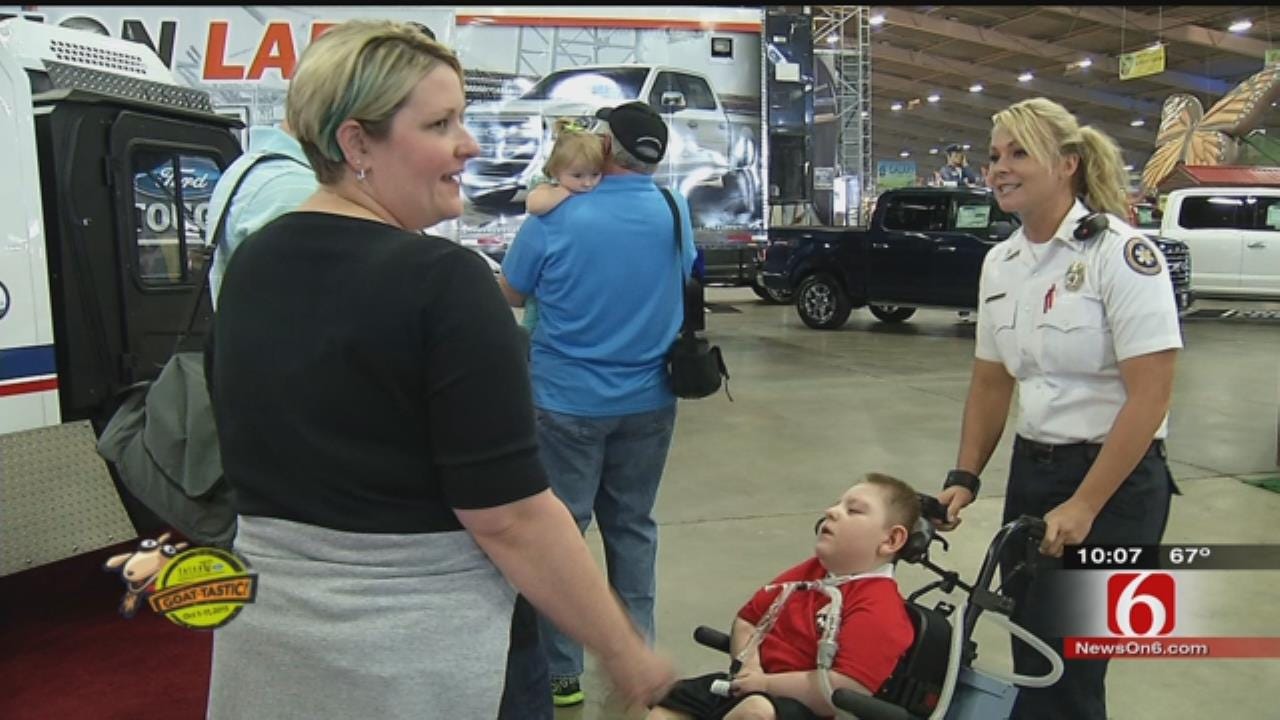 Tulsa 4-Year-Old With Rare Condition Spends Rare Day At The Fair