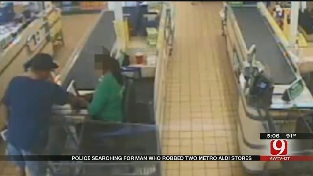 Police Searching For Man Who Robbed Two Metro Aldi Stores