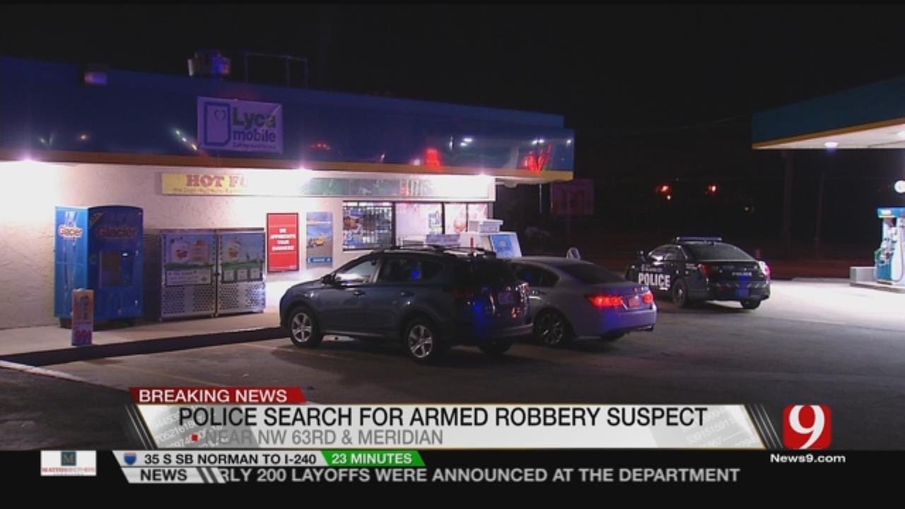 Police Search For Armed Robbery Suspect In NW OKC