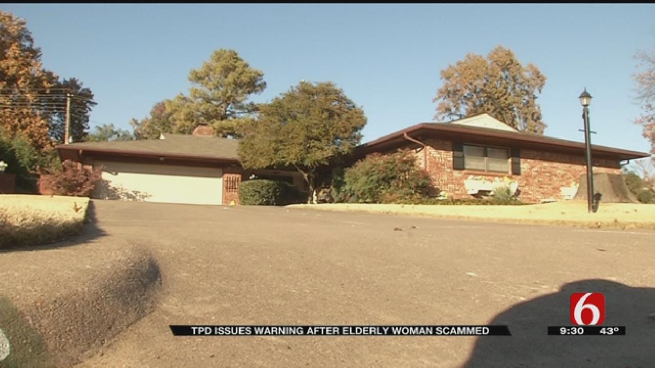 Scammers Target Elderly Tulsa Woman, Police Say