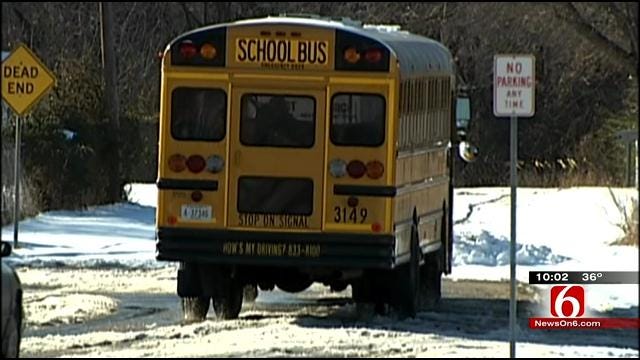 Tulsa School Administrators Eye Icy Friday Morning Forecast