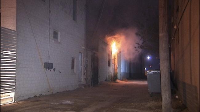 WEB EXTRA: Fire At Downtown Tulsa Commercial Building