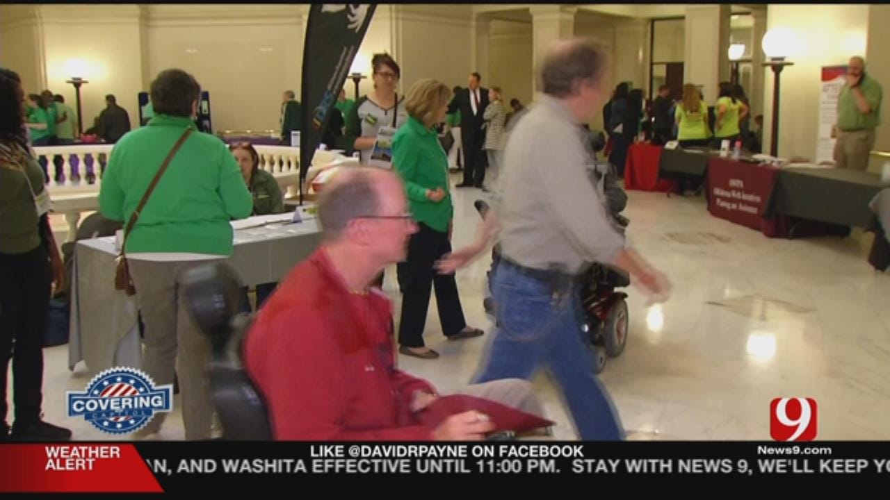 Disabled Oklahomans, Advocates Meet Legislators At Capitol