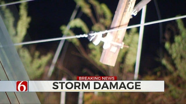 Severe Storms Leave Damage In Wagoner County