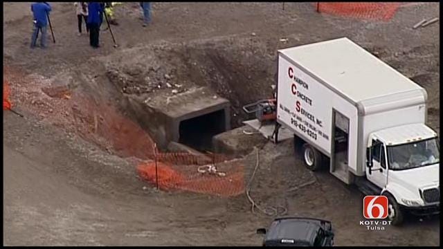 Osage SkyNews 6: Construction Worker Rescued From Hole At Rogers County Courthouse