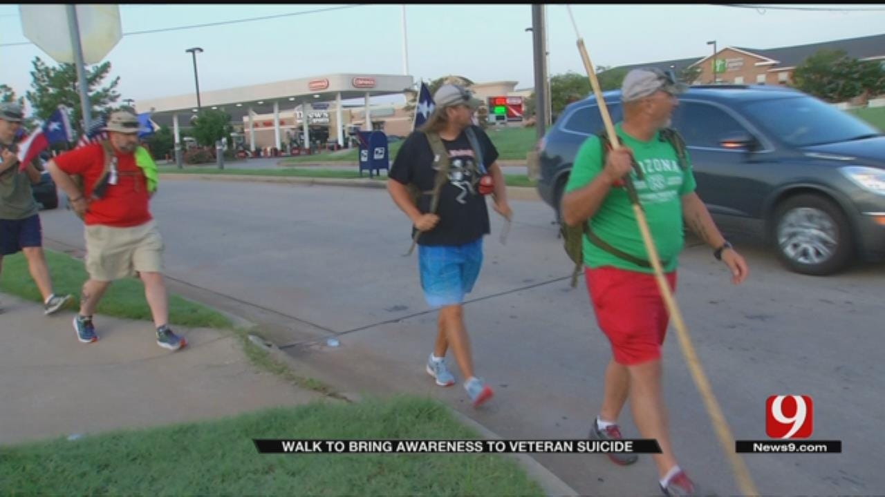 Vets Walk Across The Country To Raise Awareness of Veteran Suicide