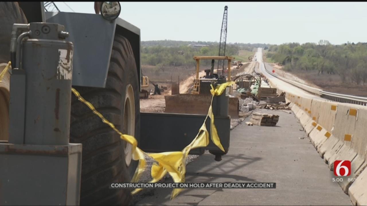Creek County Construction Project On Hold After Deadly Accident