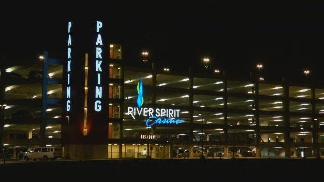 WEB EXTRA: Video Of Scene Of Arrest At River Spirit Casino In Tulsa