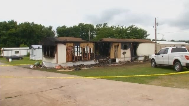 WEB EXTRA: Video From Scene Of Deadly Cherokee County Mobile Home Fire