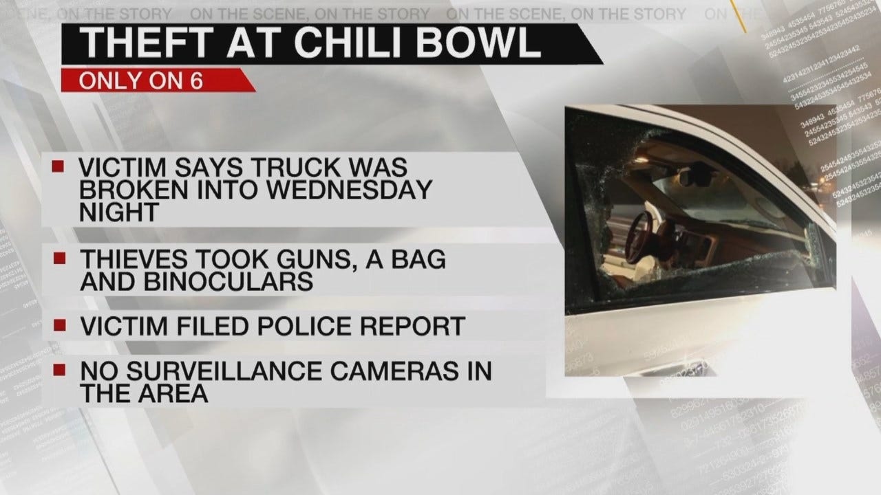 Theft Victim Has Warning For Tulsa Chili Bowl Fans
