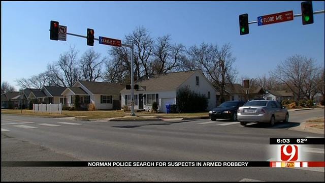 Norman Police Search For Suspects In Armed Robbery