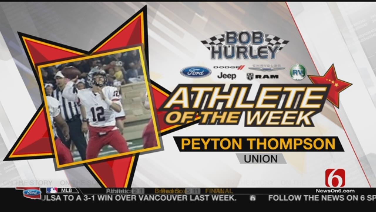 Week 3 Athlete Of The Week: Union's Peyton Thompson