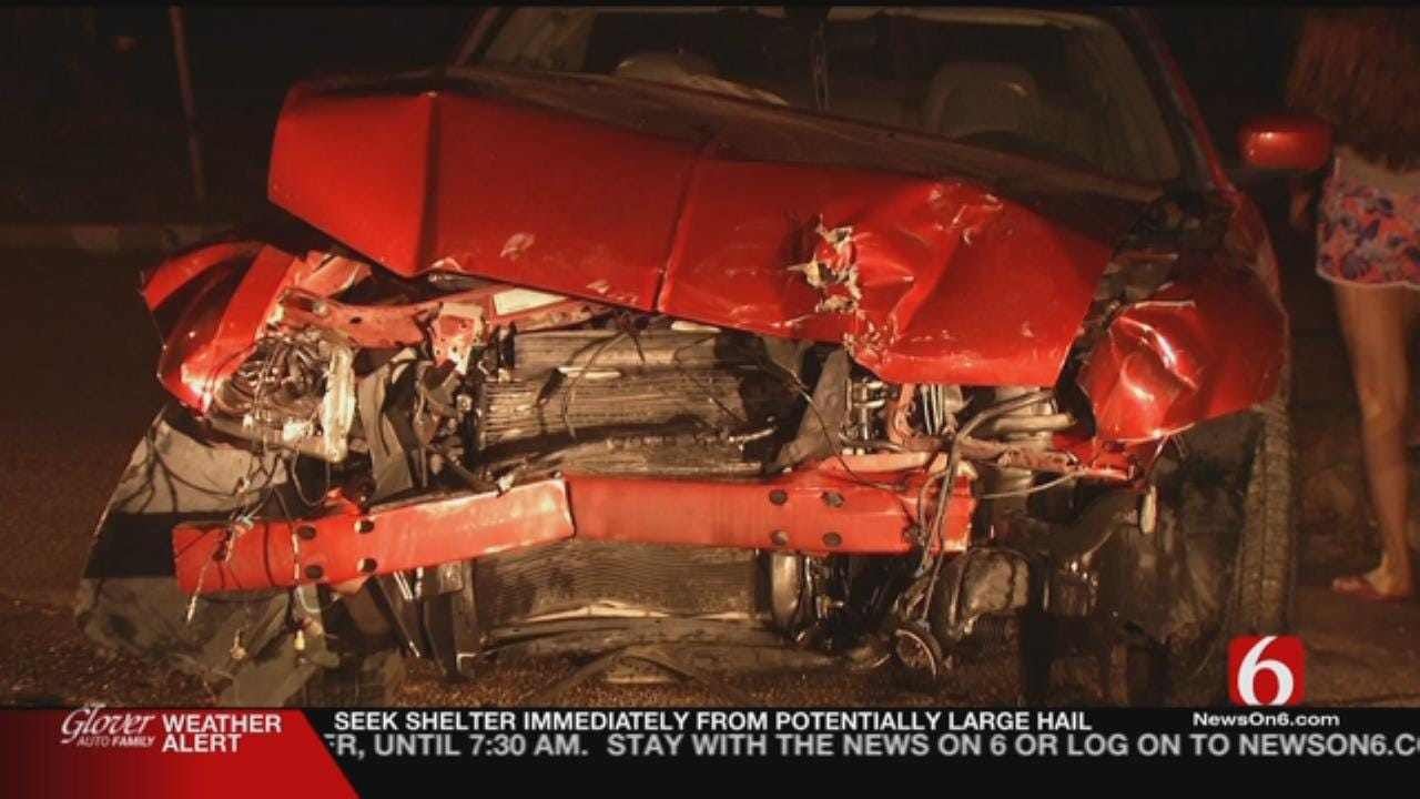 Car Full Of Teenagers Involved In Tulsa Crash