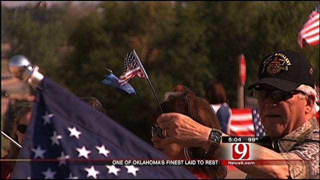 Oklahoma Soldier Buried In Edmond Service