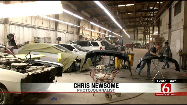 Oklahoma Body Shops Stacked Up After Winter Weather Wrecks