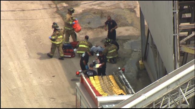 WEB EXTRA: SkyNews 9 Flies Over Industrial Accident In SE OKC
