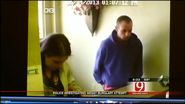 Suspects Caught On Tape In Messy Attempted Burglary