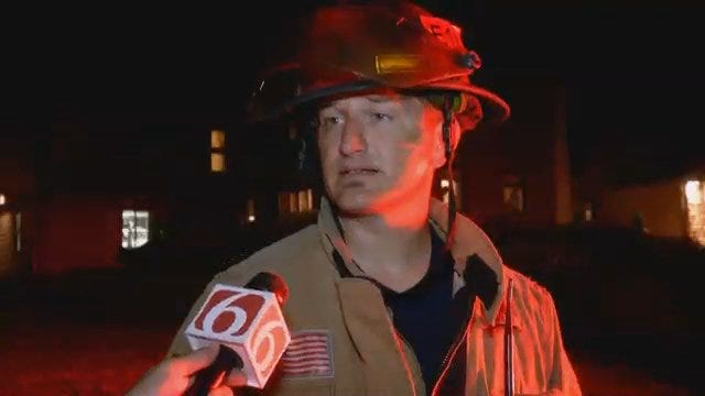 WEB EXTRA: Tulsa Fire Captain Steve Rhodes Talks About Dishwasher Fire