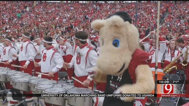 OU Marching Band Uniforms Donated To Band In Uganda