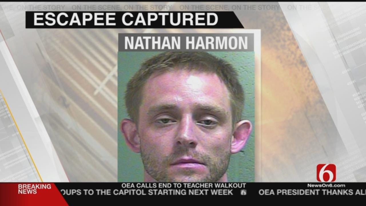 Escaped Convict Caught In Muskogee Officer's Stolen Truck, Police Say