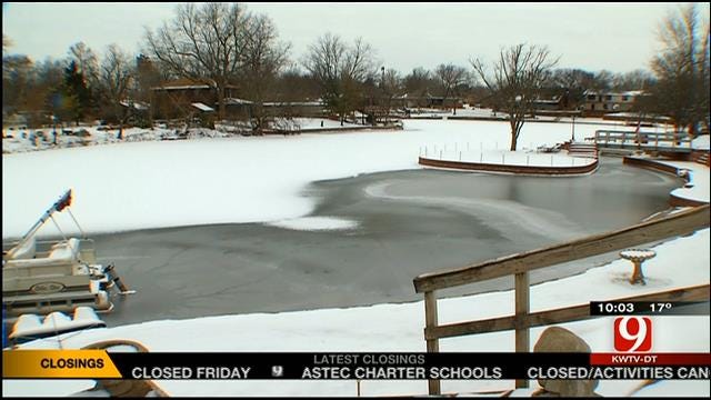 OHP Warn Parents To Keep Children Off Frozen Bodies Of Water