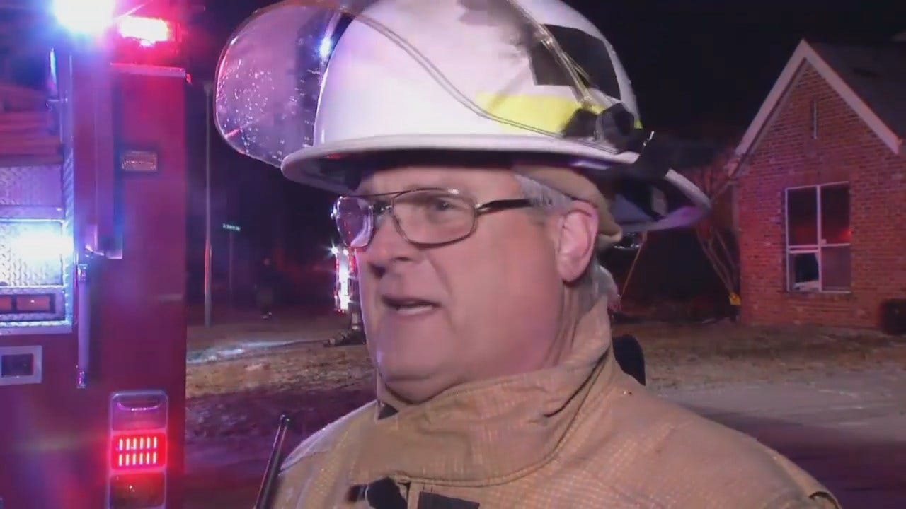 WEB EXTRA: Tulsa District Chief Ronnie Cole Talks About Fighting The Fire