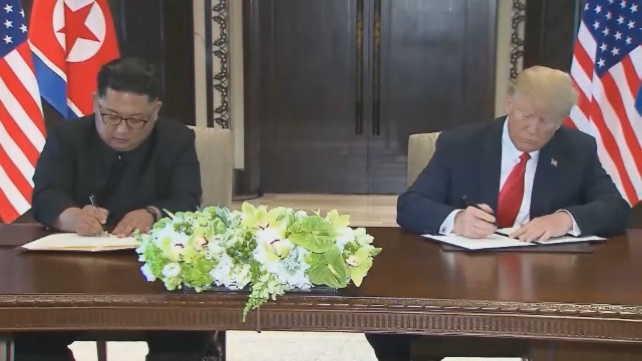 Trump Predicts A 'Very Tremendous Summit' With North Korea's Kim Jong Un