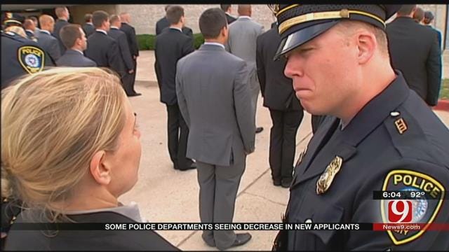 Many Oklahoma Police Departments Seeing Decrease In New Applicants