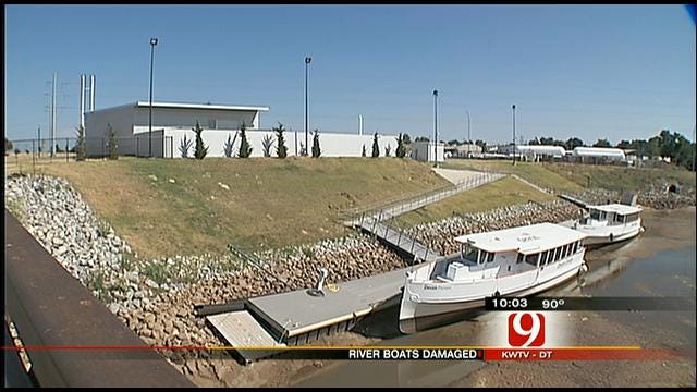 Oklahoma River Cruise Boats At Risk In Dried Up River