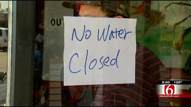 City Of Tulsa Working To Repair Numerous Water Main Breaks
