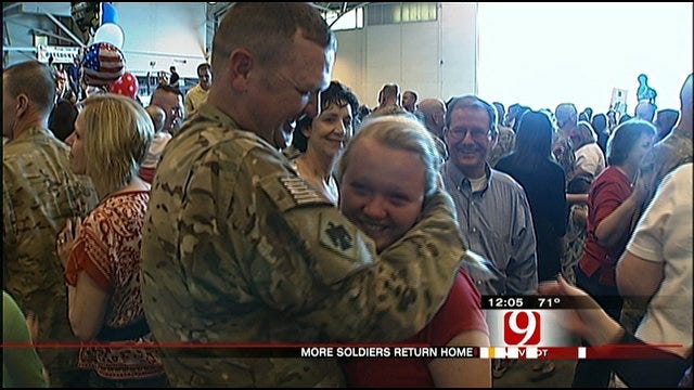 More Oklahoma National Guardsmen Return Home Friday