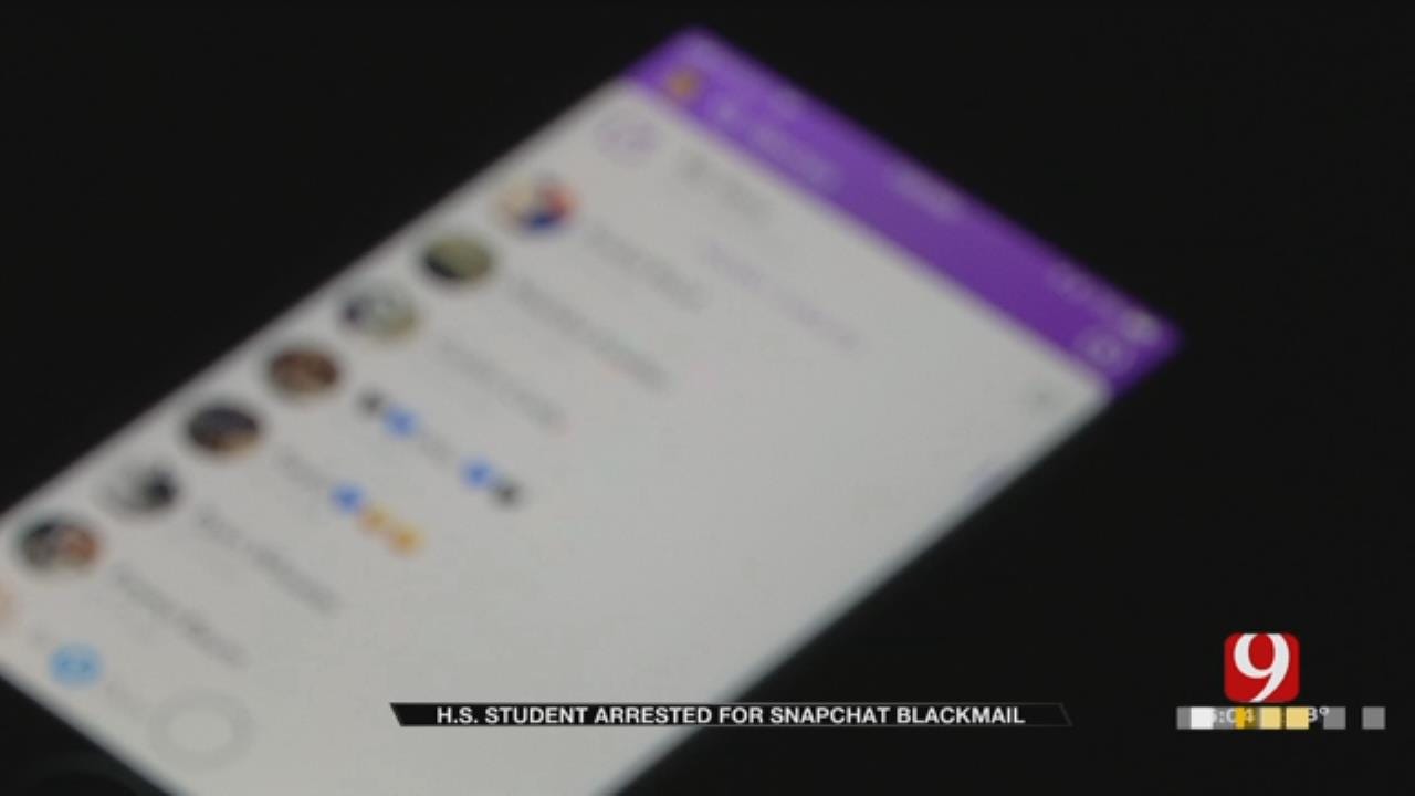 MWC HS Student Arrested For Snapchat Blackmail