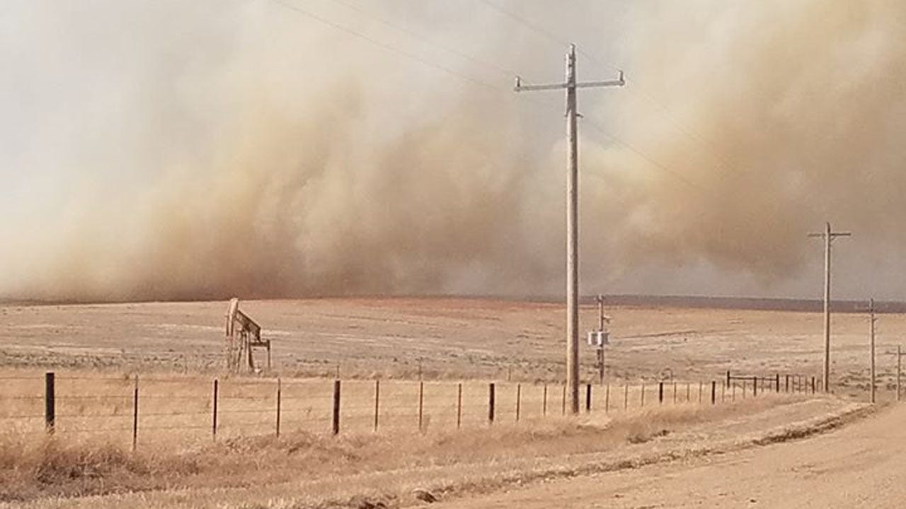 Oklahoma Forestry Service, Multiple Fire Crews Respond To Grass Fire In Beaver County