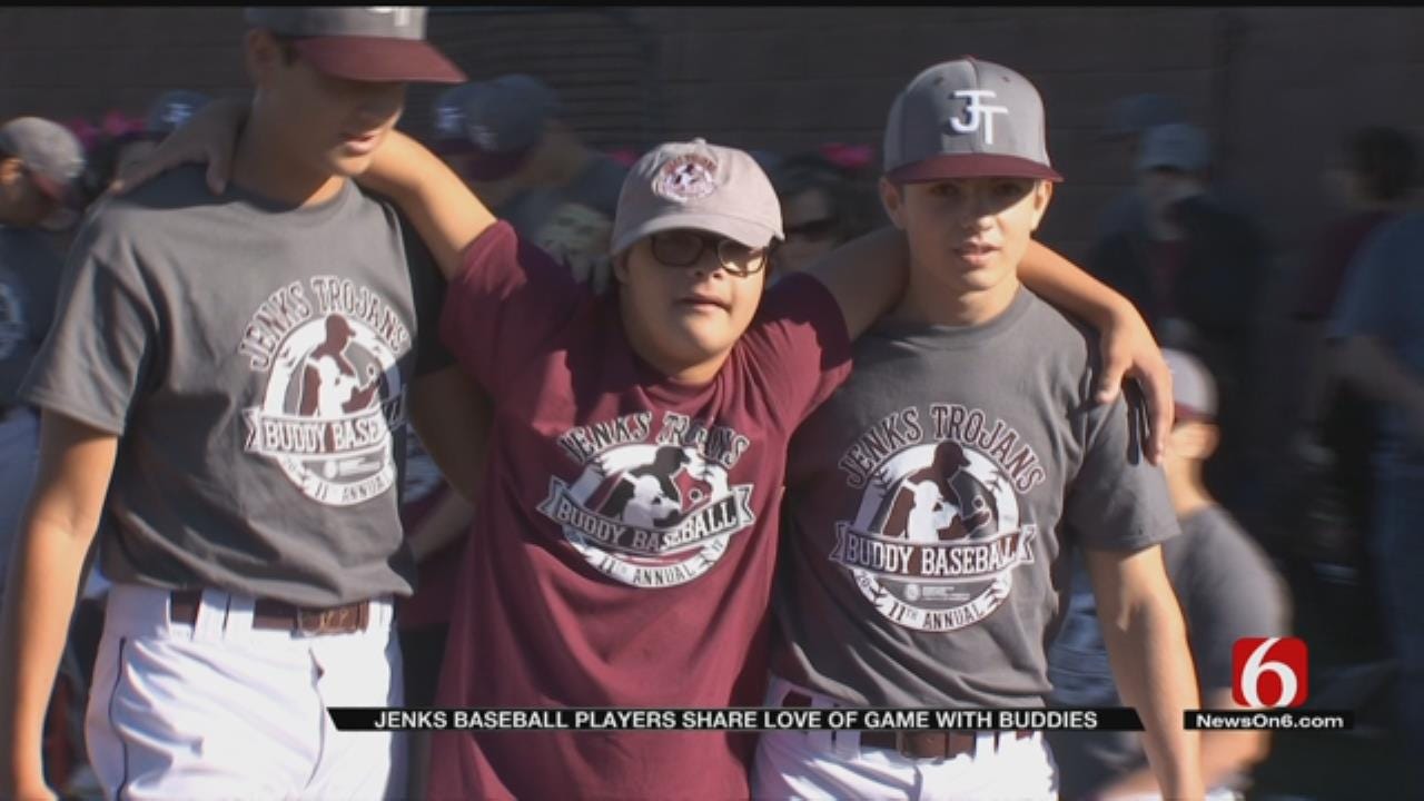 Jenks Baseball Hosts Autism Center Of Tulsa For 'Buddy Baseball'