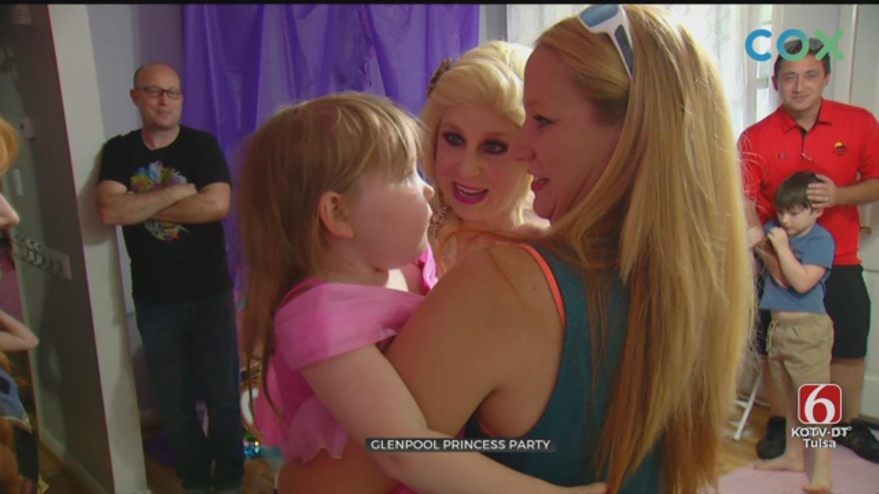 Glenpool Family Throws Princess Party For Daughter Diagnosed With Brain Tumor