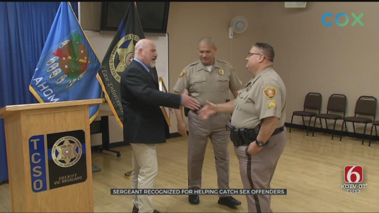 Tulsa County Deputy Recognized For Role In Catching Sex Offenders