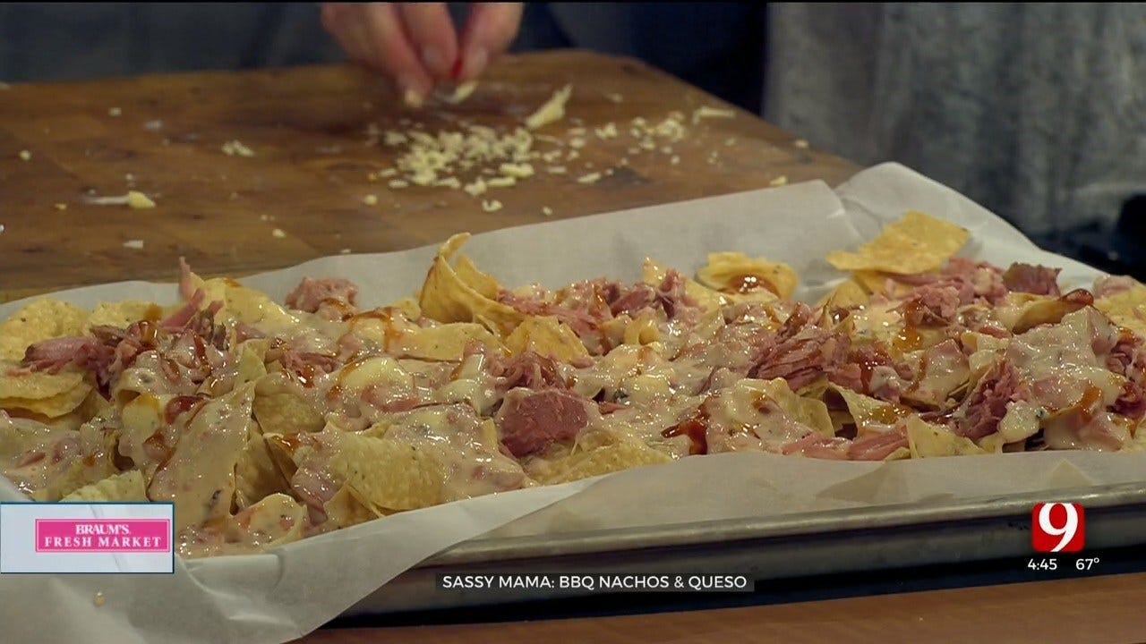 BBQ Nachos Tray With Blonde Brats Queso