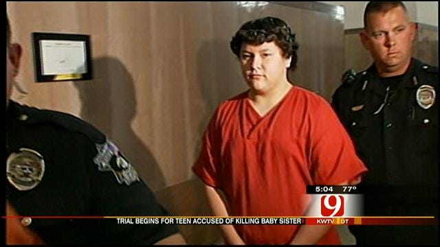 Opening Statements Begin In Trial For OKC Teen Accused Of Killing Baby Sister