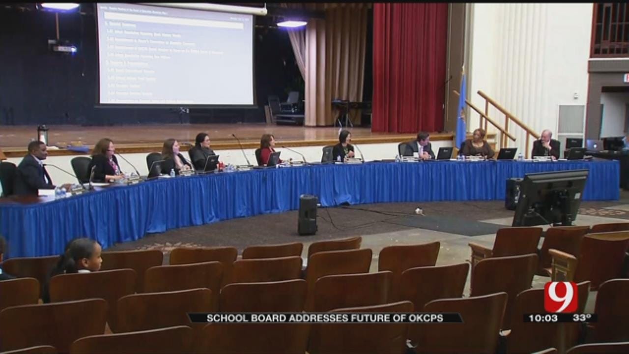 School Board Addresses Future Of OKCPS