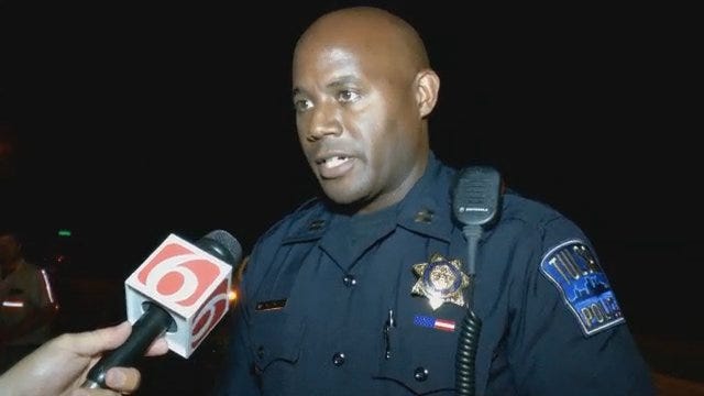 WEB EXTRA: Tulsa Police Captain Wendell Franklin Talks About Crash
